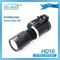 Highest quality 3100 lumens underwater deep dive hot deals on HID torches